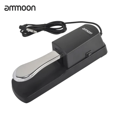 okoogee ammoon Piano Keyboard Sustain Damper Pedal for Casio Yamaha Roland Electric Piano Electronic Organ