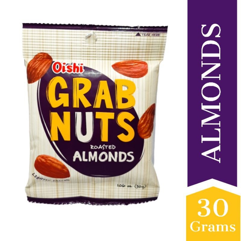 Delicious Oishi Grab Nuts - Almonds Peanuts Cashews and Mixed Nuts ...