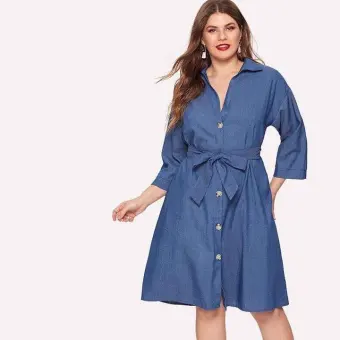 lazada denim dress