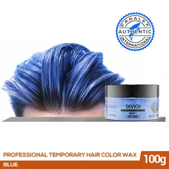 Sevich Professional Temporary Hair Color Wax Blue 100g Instant Hairstyle Dye For Men And Women Fashion Hair Faralex Washable Hair Color Dye