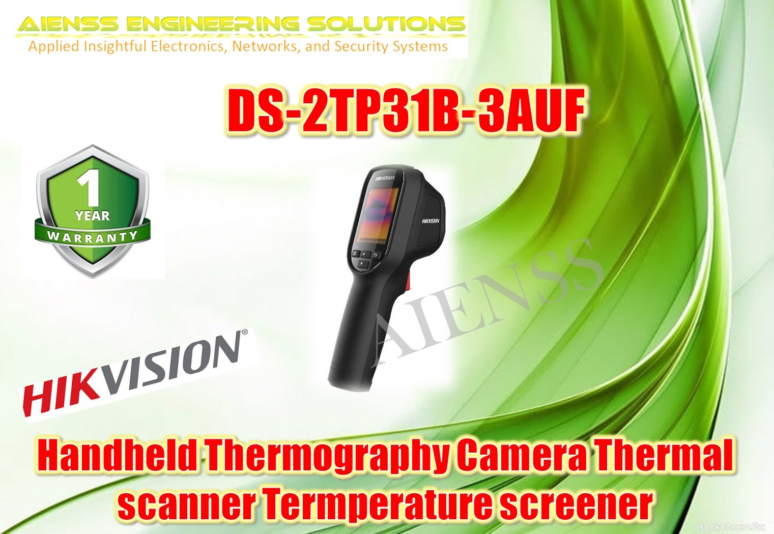 Hikvision Thermal Handheld Scanner Hikvision DS-2TP21B-6AVF/W