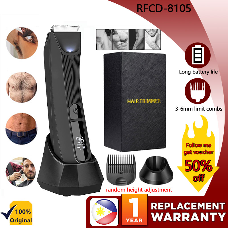 Kemei KM1838 Groin Area Hair Trimmer Waterproof Wet Dry Clippers Pubic Armpit Body Hair Razor