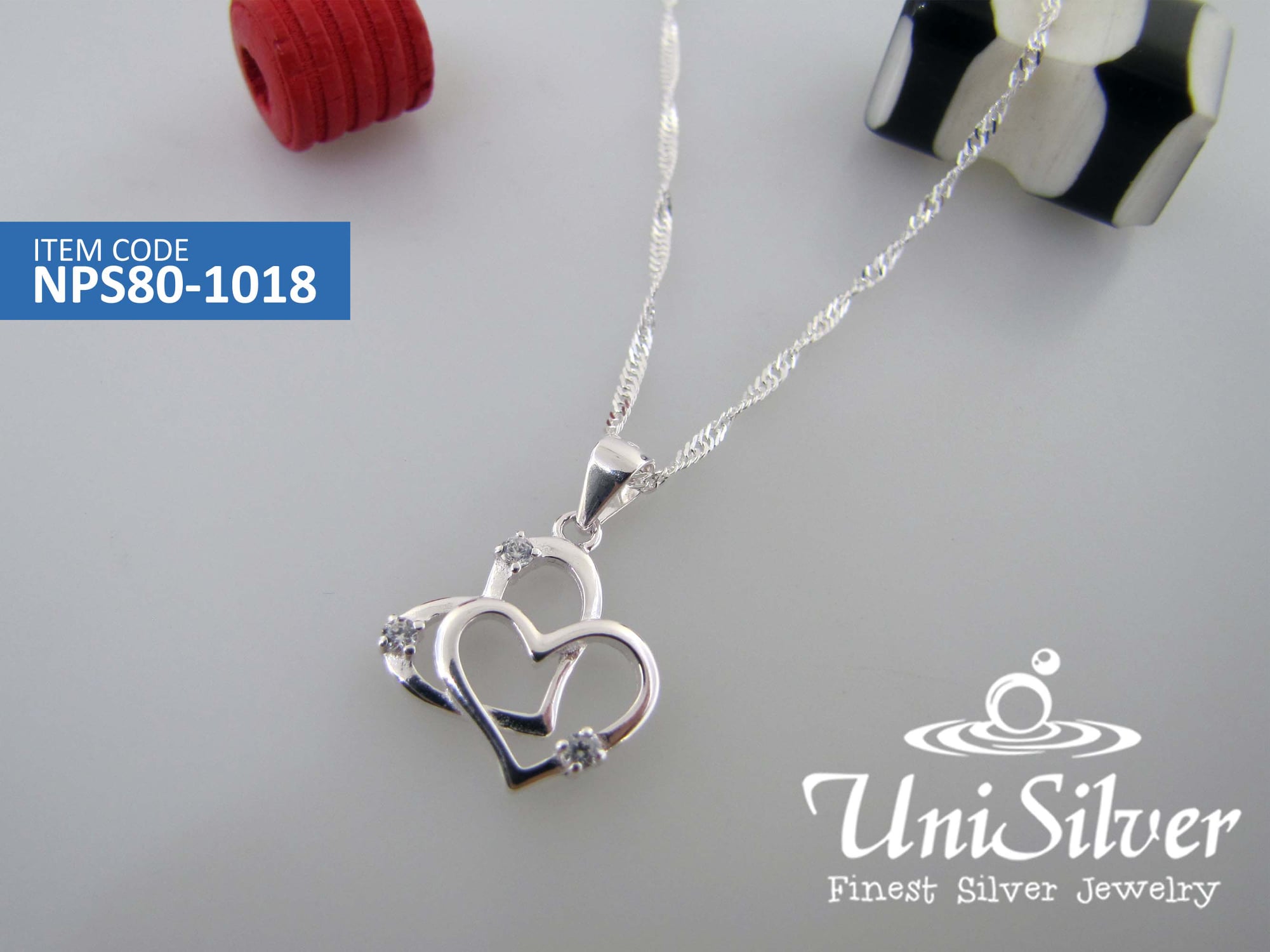 Unisilver 925 Sterling Necklace with 