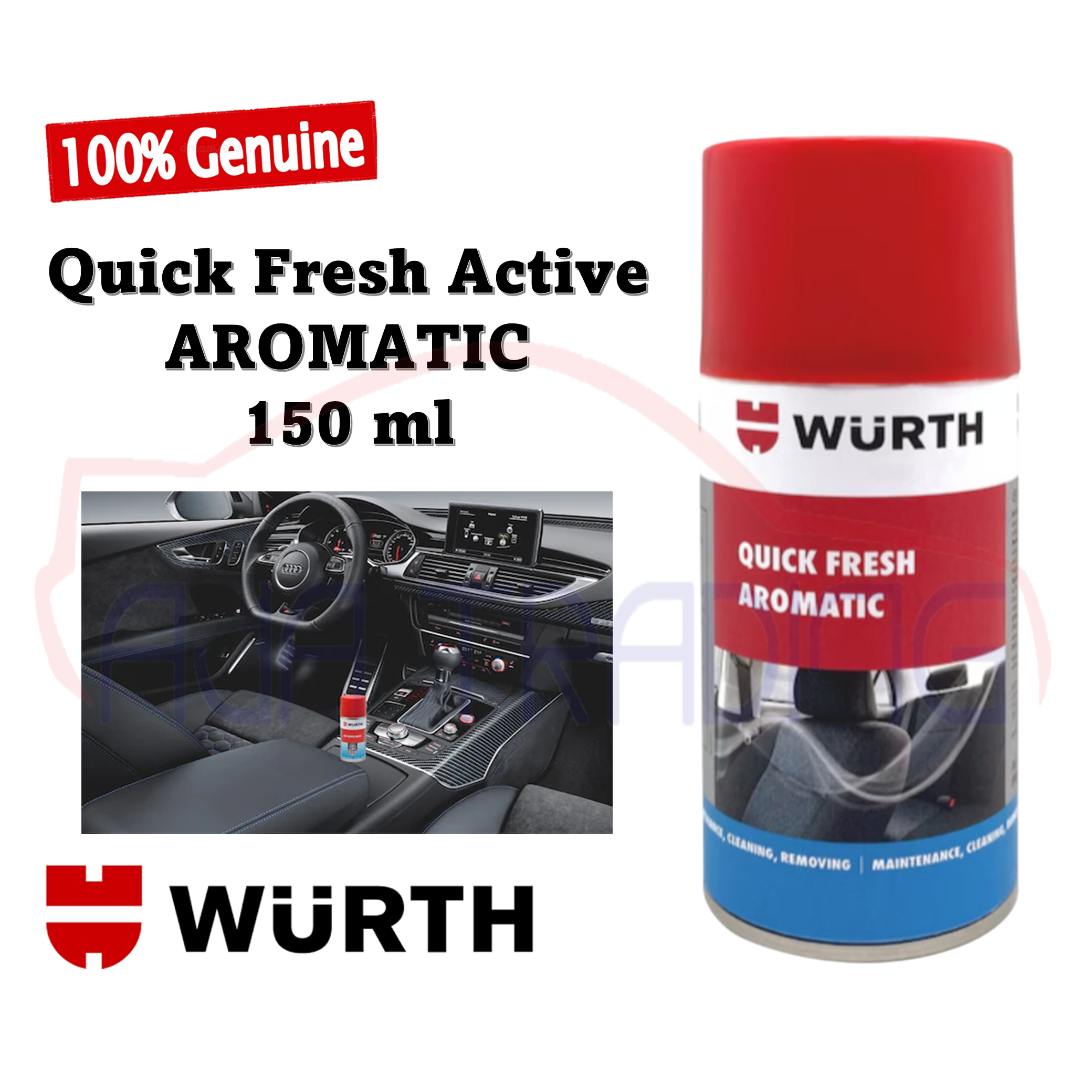 WURTH Wuerth Quick Fresh Active AROMATIC (Antibacterial odour