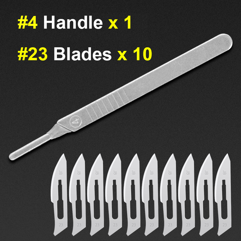 Pig Castration Scalpel with Blade Stainless Steel Castration Knife for