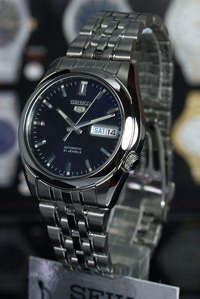 Seiko 5 SNK357 Stainless Steel Automatic Men's Watch SNK357K1 (Logo Dial) |  Lazada PH