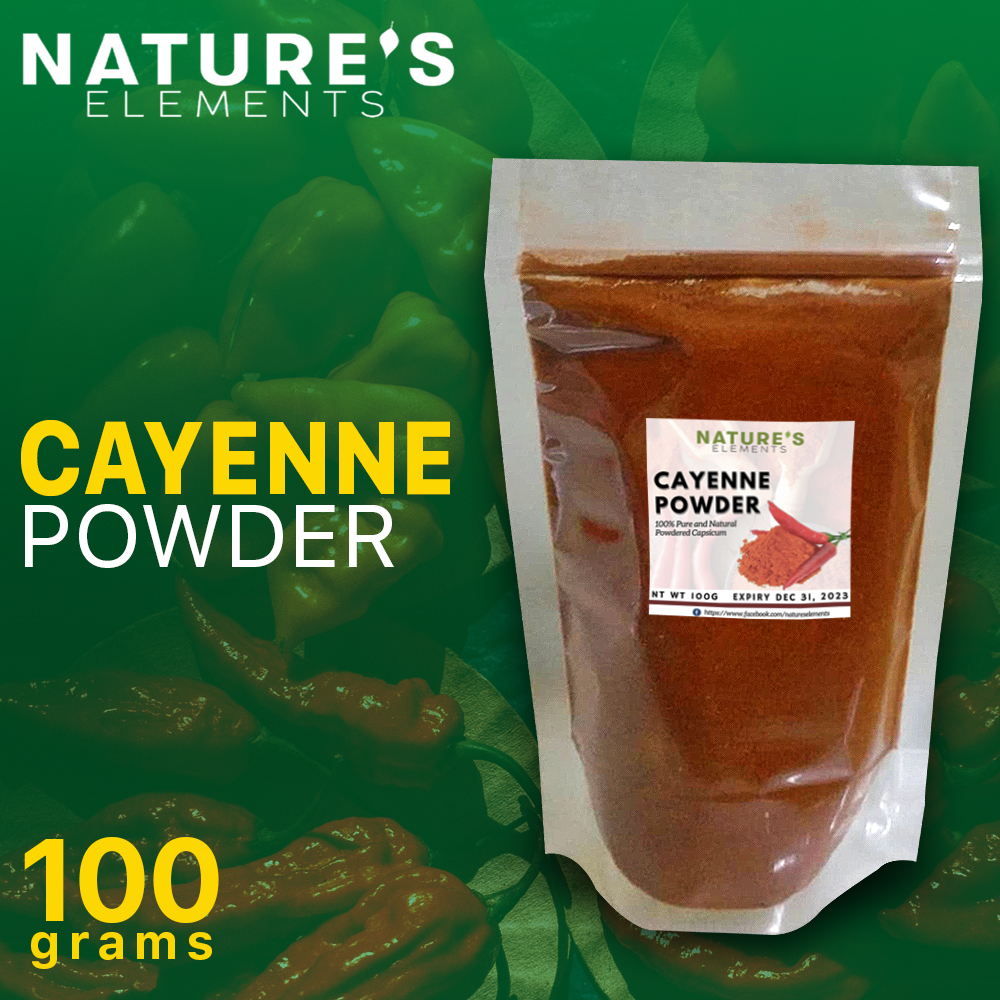 100 grams Organic Pure Natural Red Cayenne Powder AntiInflammatory