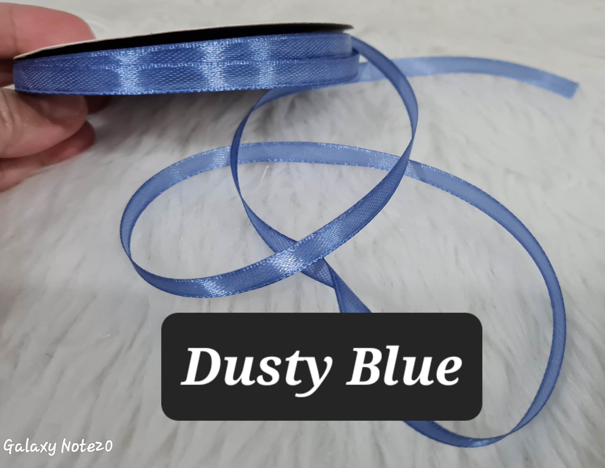 Dusty Blue Satin Ribbon
