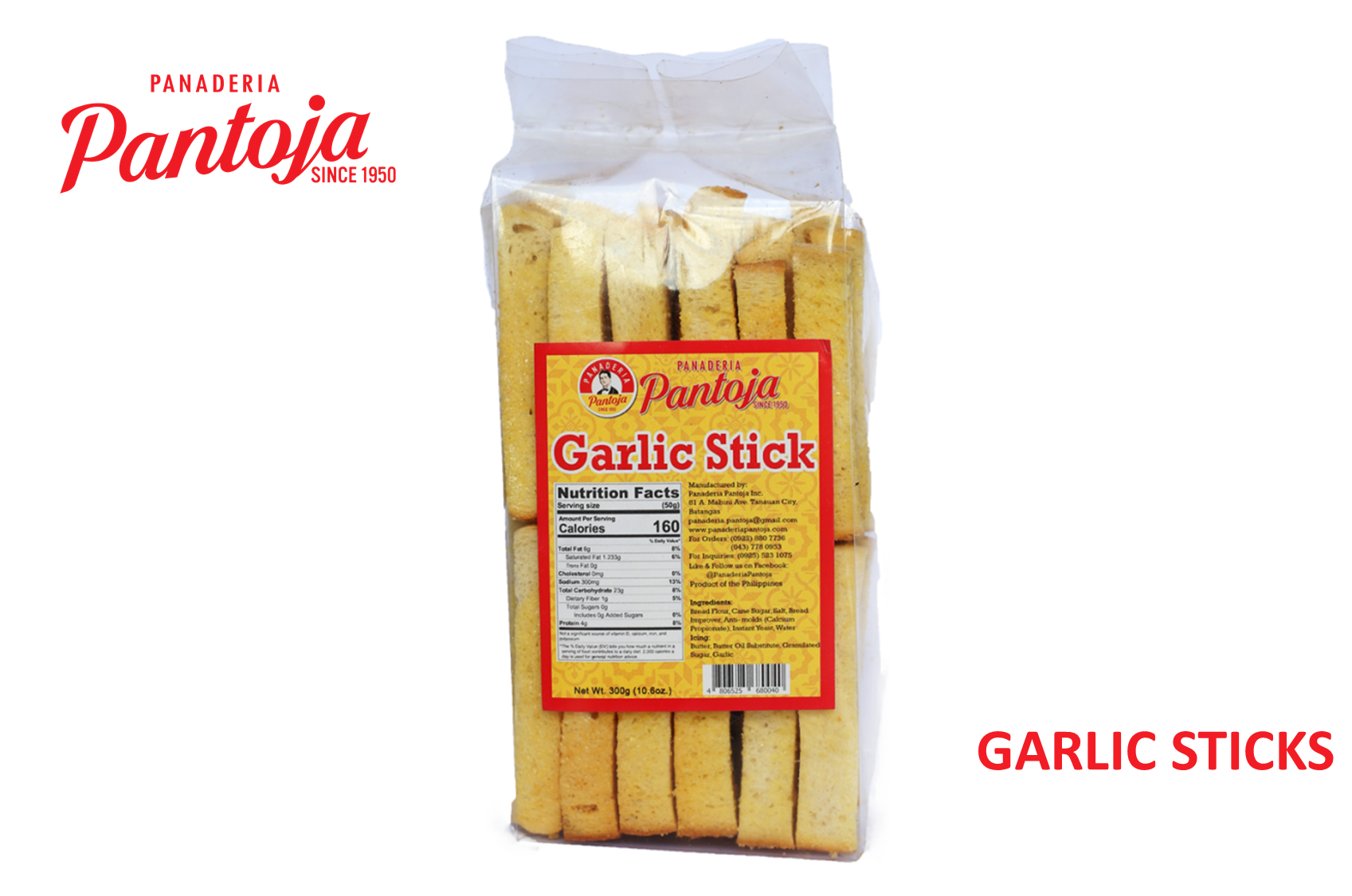 Pantoja Garlic Sticks