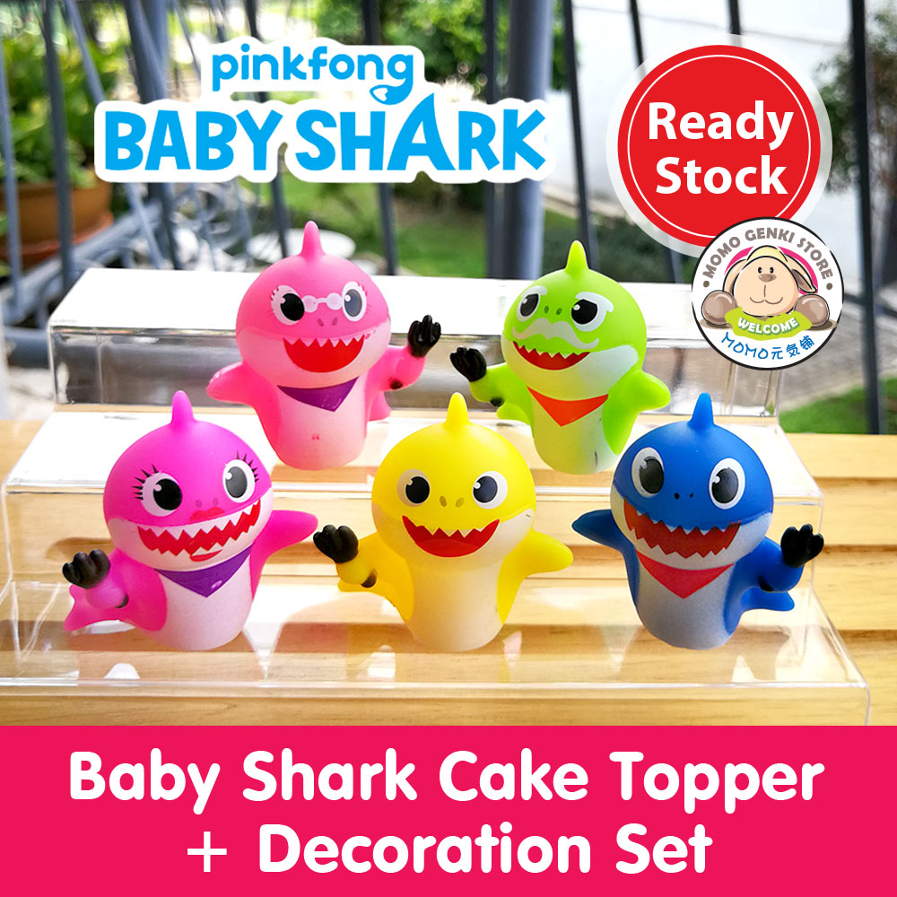 PinkFong Baby Shark Action Figure Toys for Boys and Girls / Cake Topper  Decorative figure 5PCS | Lazada PH