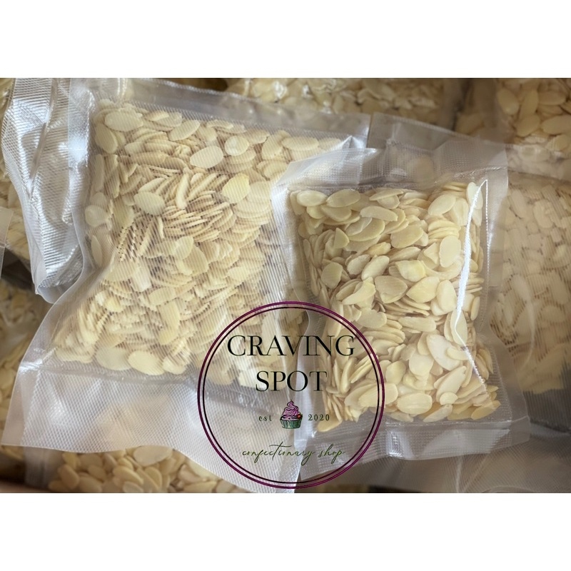 Easy to eat BLANCHED SLICED ALMONDS 500G250G 100G/Expiration Date