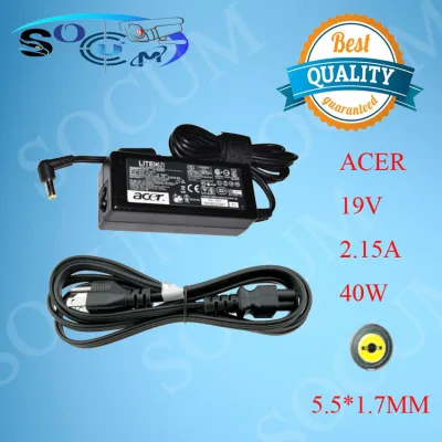 Acer 19V 2.15A Laptop Charger for Acer Aspire One 522 521 532H 533 722 725 756 D255 D255E D257 D258 D258E D260 D270 D271 Happy 2