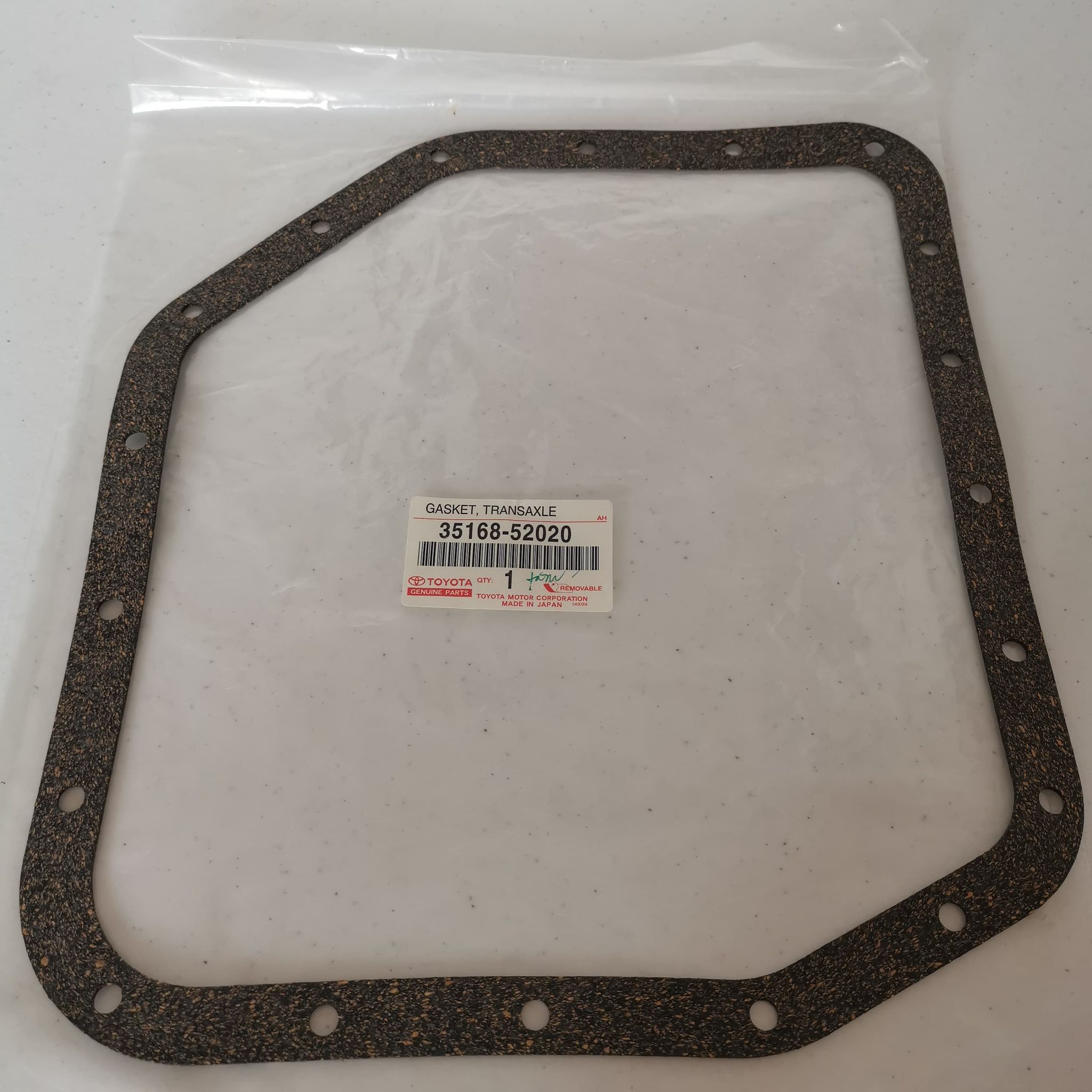 ORIGINAL TOYOTA COROLLA 20082010 AUTOMATIC TRANMISSION OIL PAN GASKET