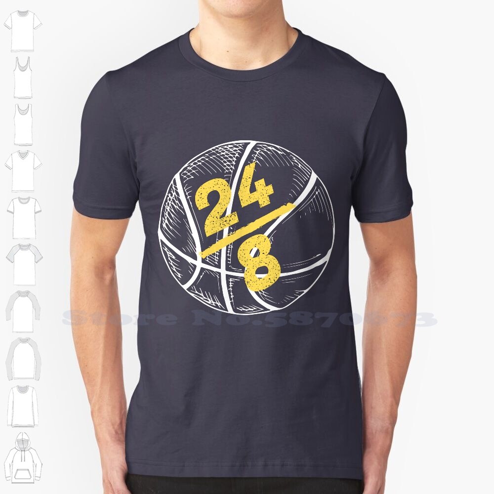 Vintage Classic Kobe Bryant Reprinted Black Unisex T-Shirt S-234XL AA2096