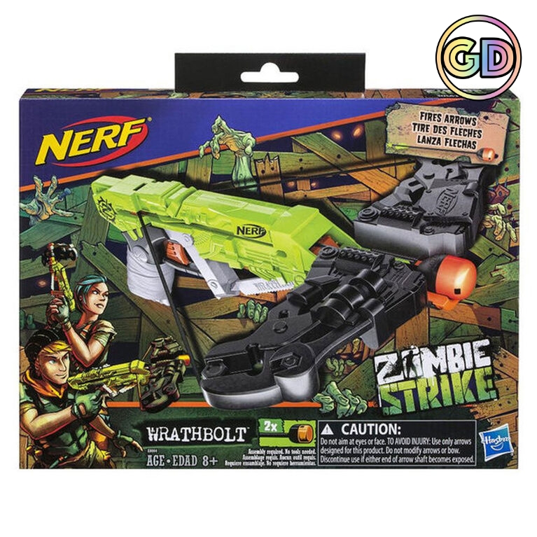 Nerf Zombie Strike Wrathbolt Zombie Strike Foam Arrows Defenders