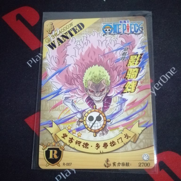 One Piece Anime Card Sealed Pack (5 cards each) Luffy Licensed by