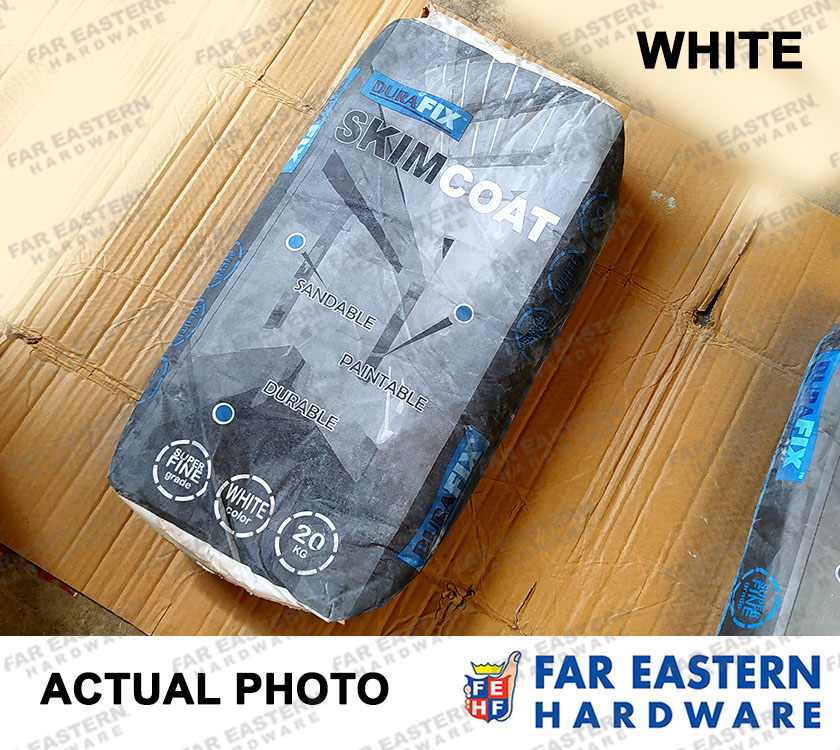 DURAFIX Skim Coat Cement Powder Super Fine Grade 20Kg Skimcoat White