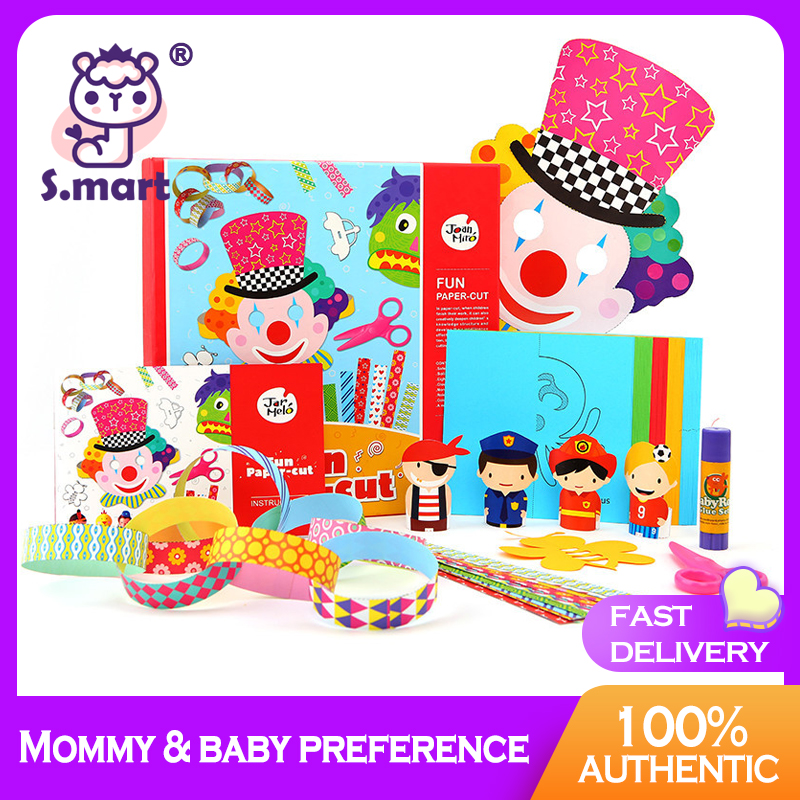 【S.mart】Joan Miro fun paper cut complete set kids art craft toy paper