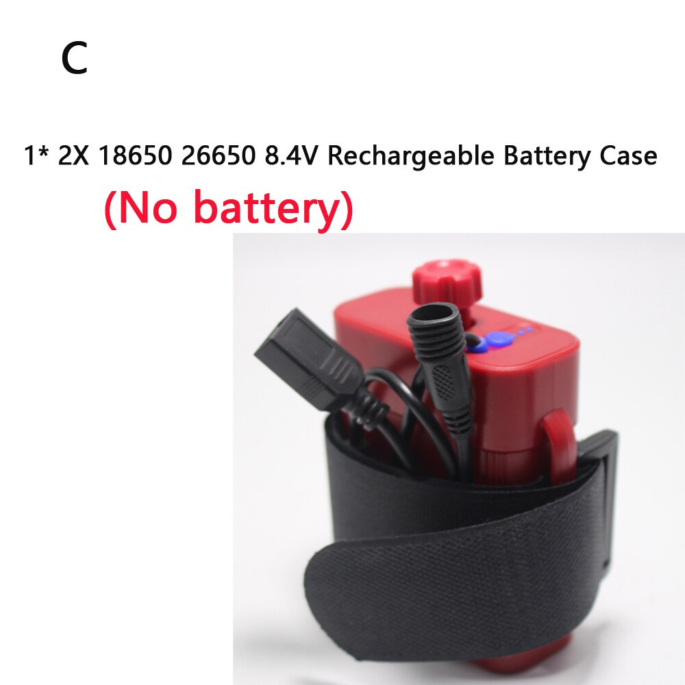 Hot New 2X18650 26650 8.4V Rechargeable Battery Case Pack Waterproof