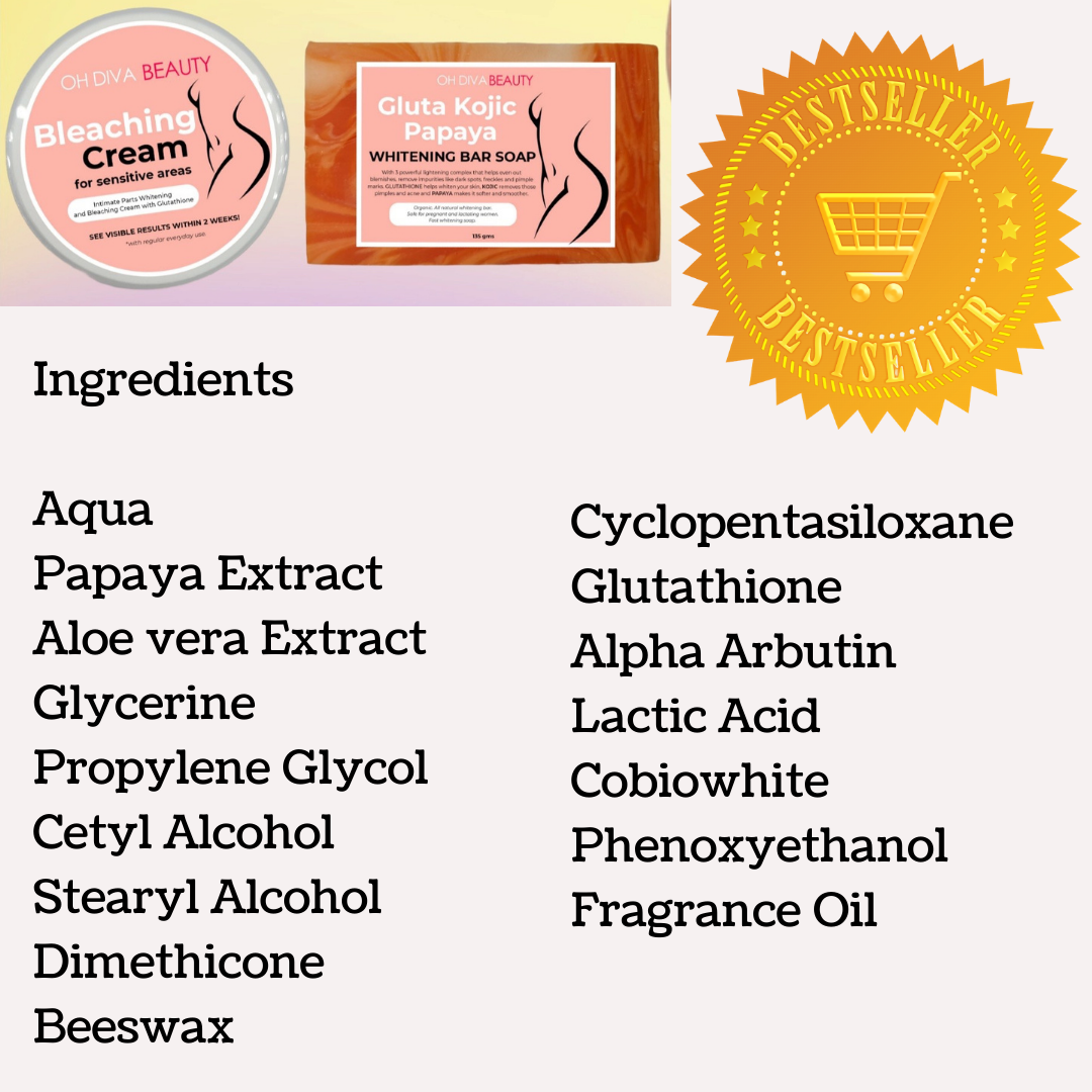 [10X WHITENING BLEACHING SET] Intimate Bleaching SET for Intimate Areas