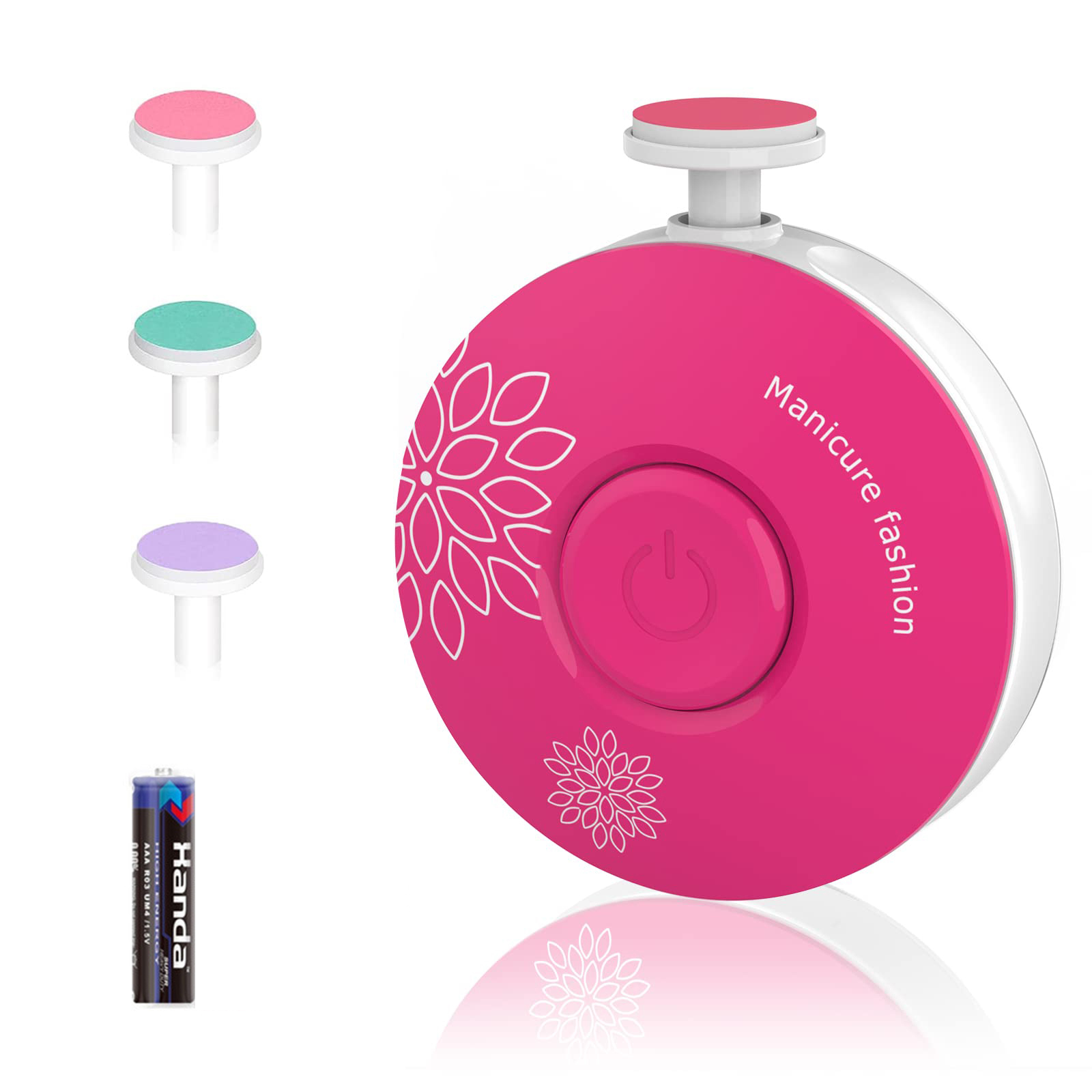 Baby Electric Nail File Battery Operated Newborn Nail Trimmer for Toes