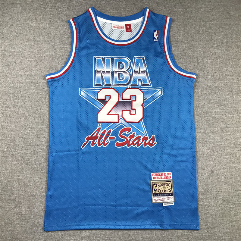 Mitchell & Ness Men's Michael Jordan #23 Blue Authentic 1993 NBA All-Star  Jersey