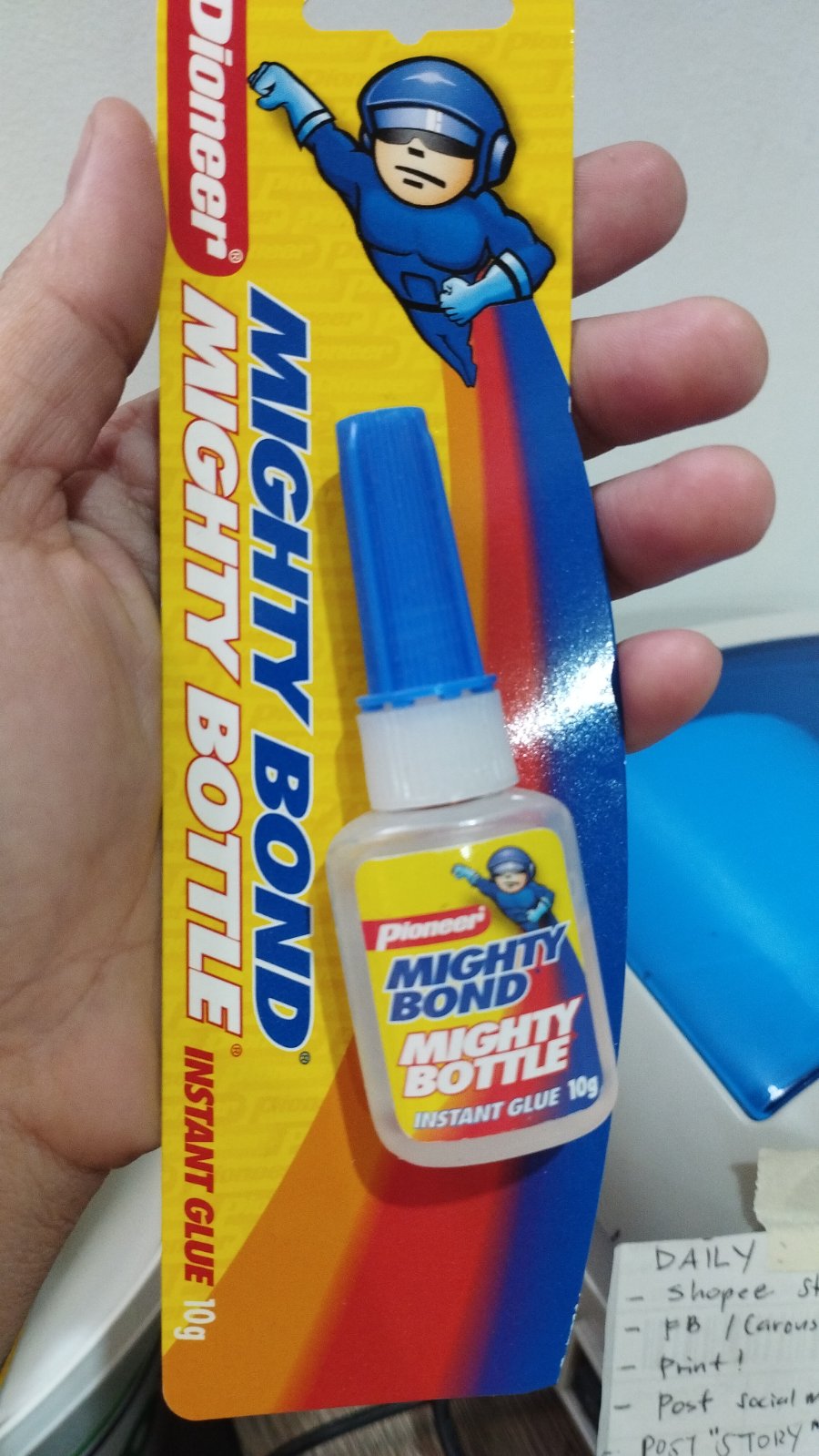 Pioneer Mighty Bond Instant Glue Bottle 10 Grams (Fast Dry Adhesive