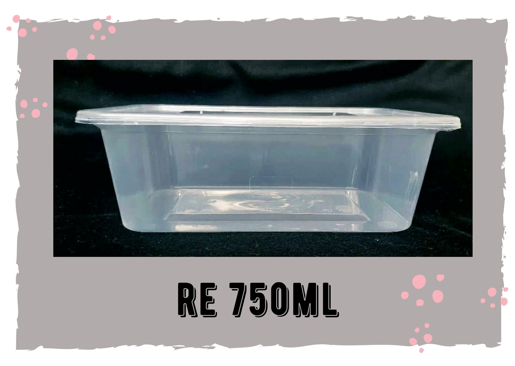 25pcs RE 750ml Microwavable Plastic Tub Lazada PH