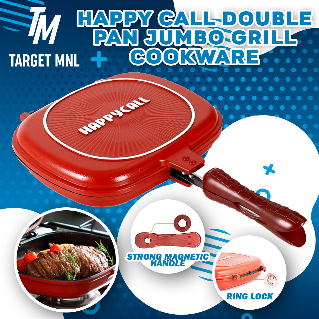  Happycall Double Grill Pan Korean Original Model JUMBO