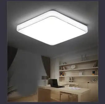 Led Ceiling Light Square Lamp Modern Fixtures For Living Room Bedroom Office 30cm With 24w