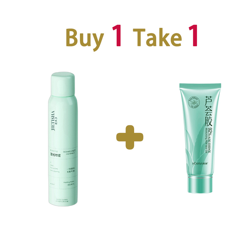 Waterfree Dry Jair Oil Control Spray Oil Control Spray 【150ml】Confinement Can Be Used by Lazy