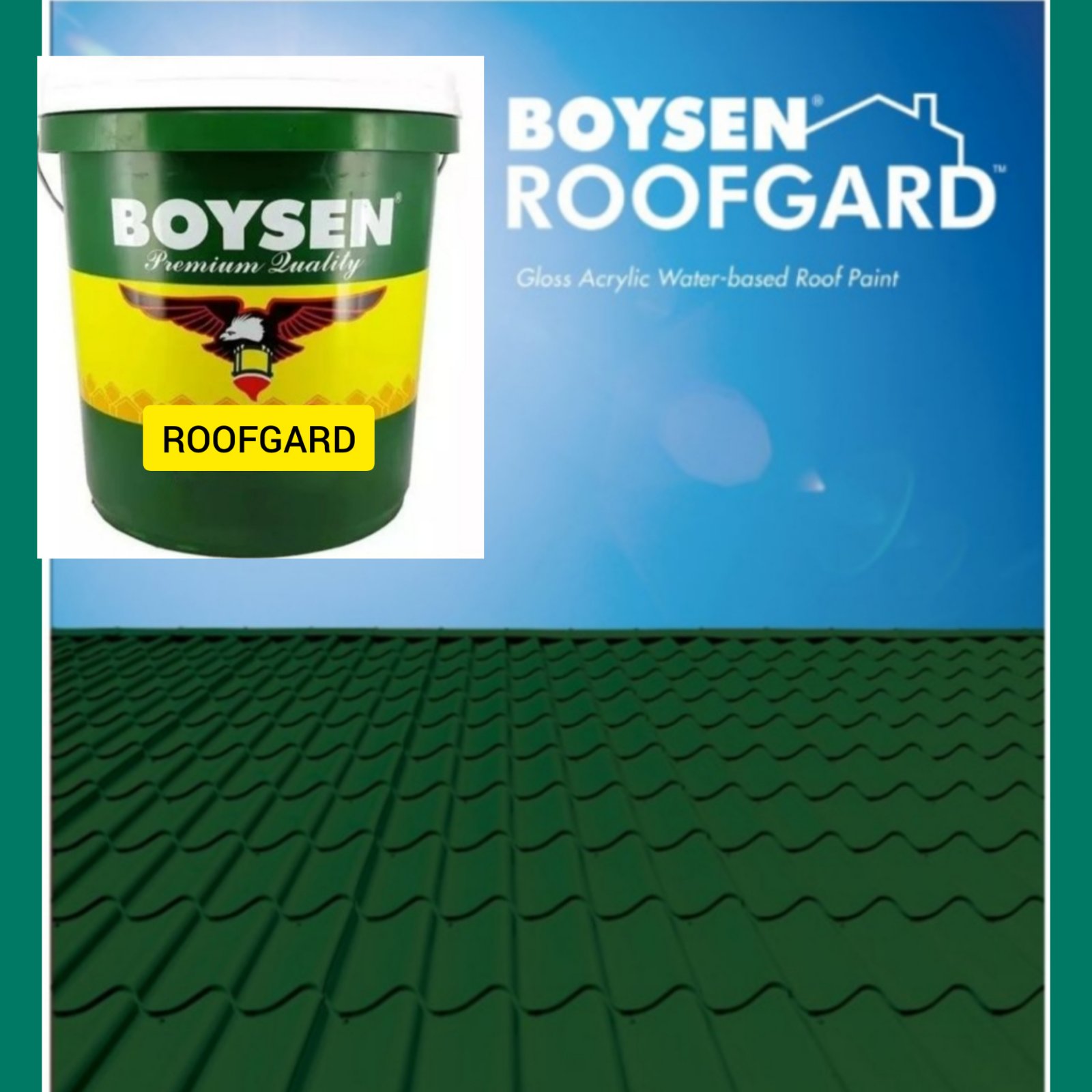 Boysen Roofgard Roof Gard Roofguard Roof Guard Roof Paint 16 Liters 1 Pail Lazada PH
