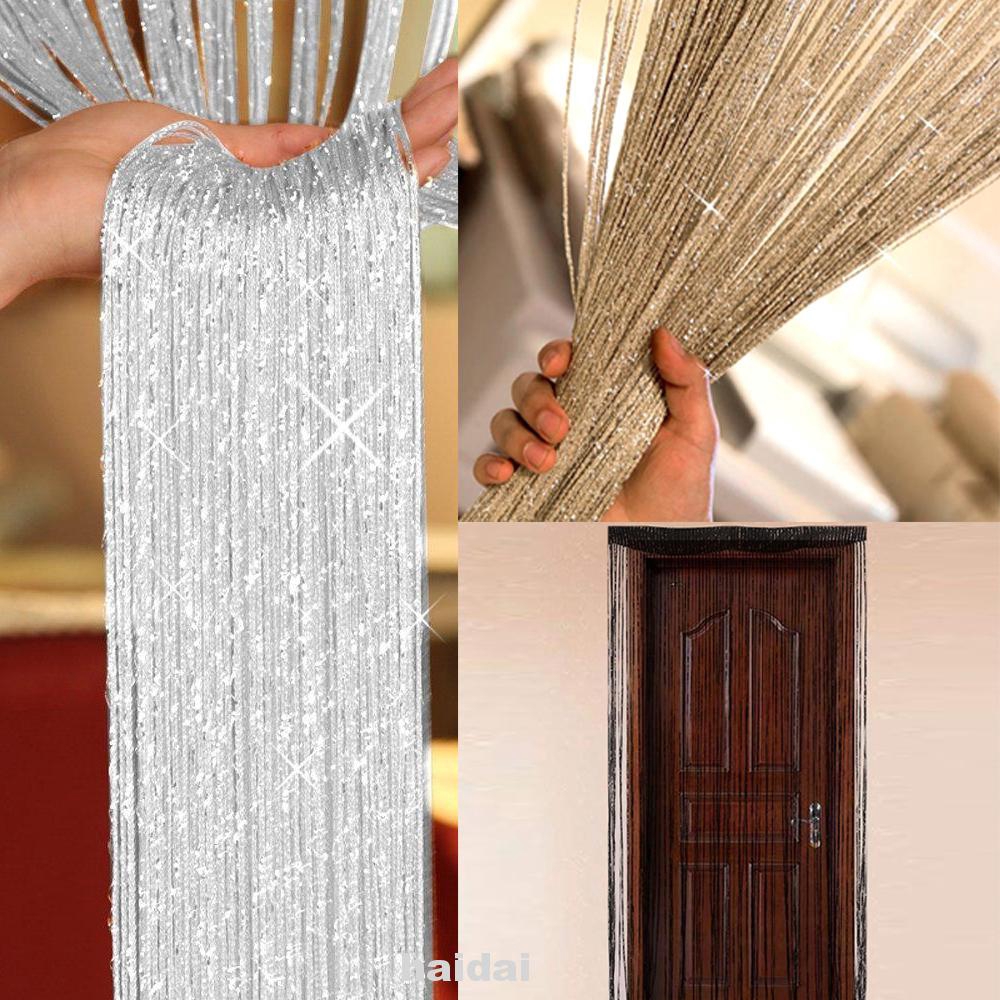 90x180cm 27/31 Lines Bamboo Wooden Bead String Door Curtain Blinds 2 Styles