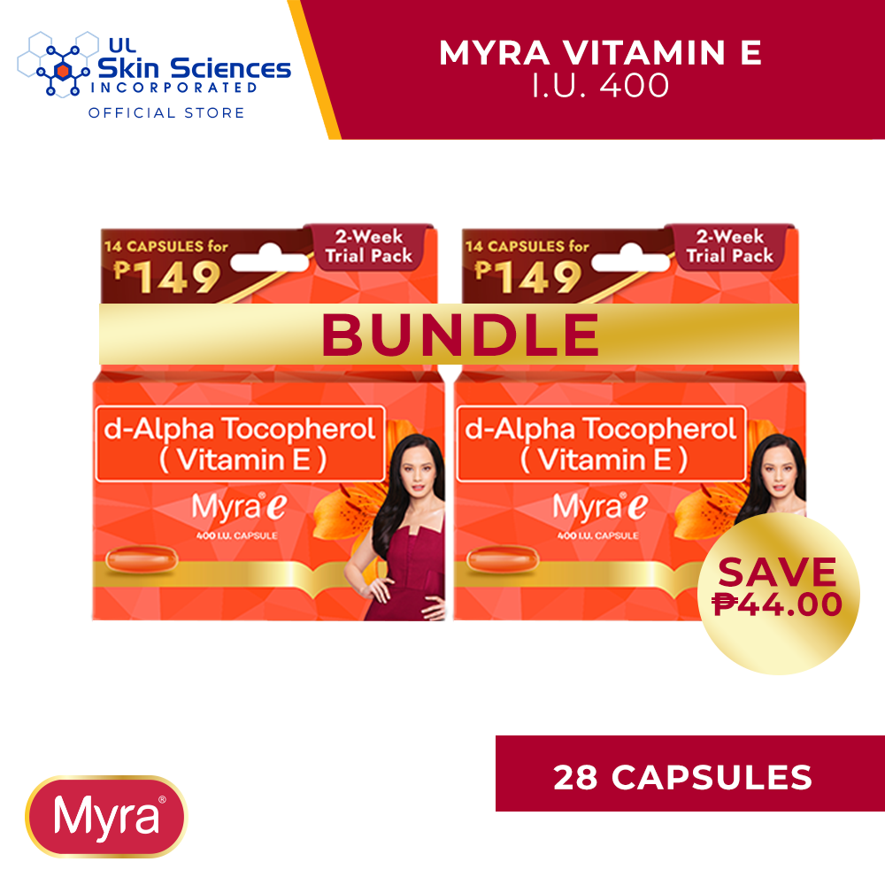 Myra E 400 I.U. 28 Capsules Promo (Save Php 44) Lazada PH