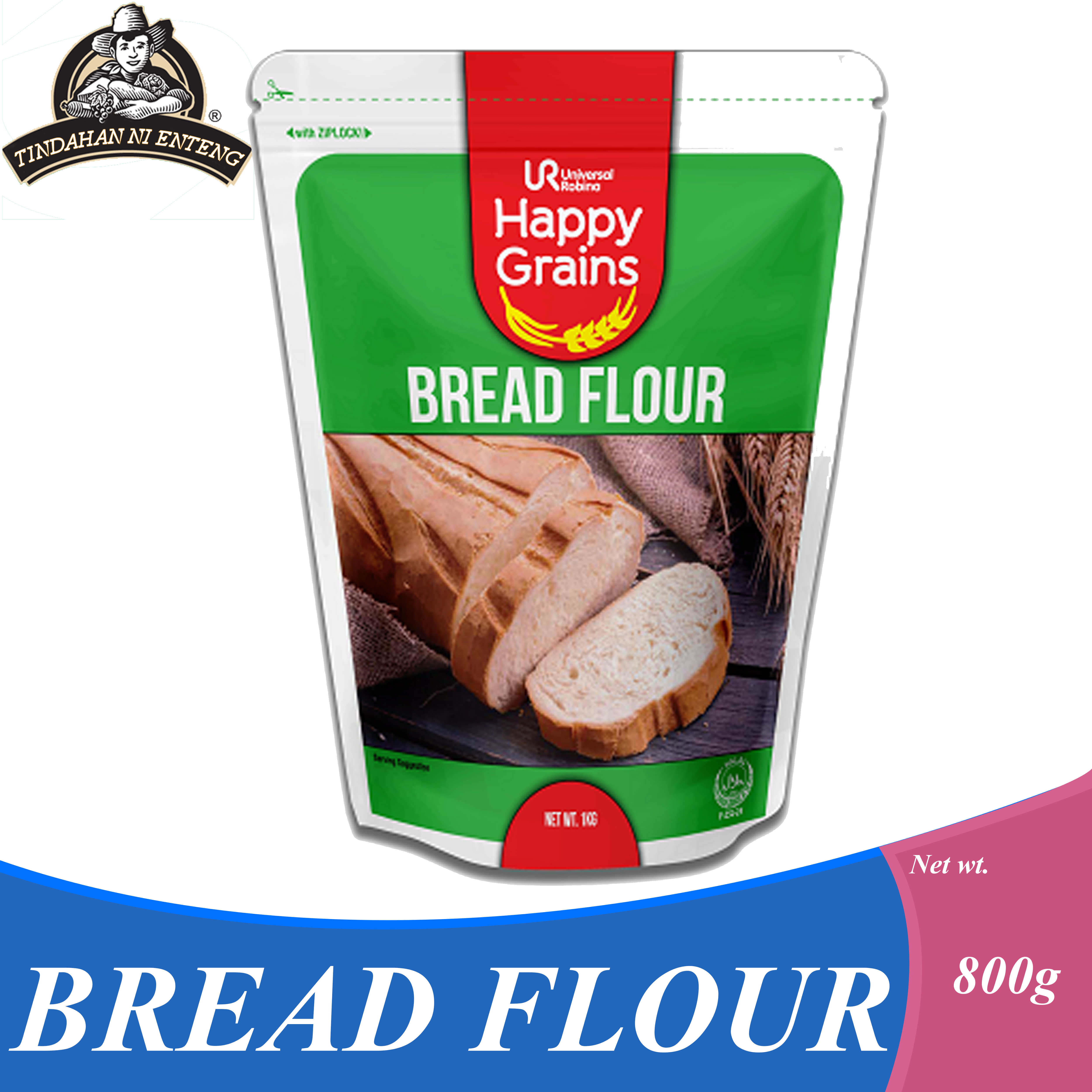 BREAD FLOUR Happy Grains 1000g - Branded 100% Authentic Best for Baking ...