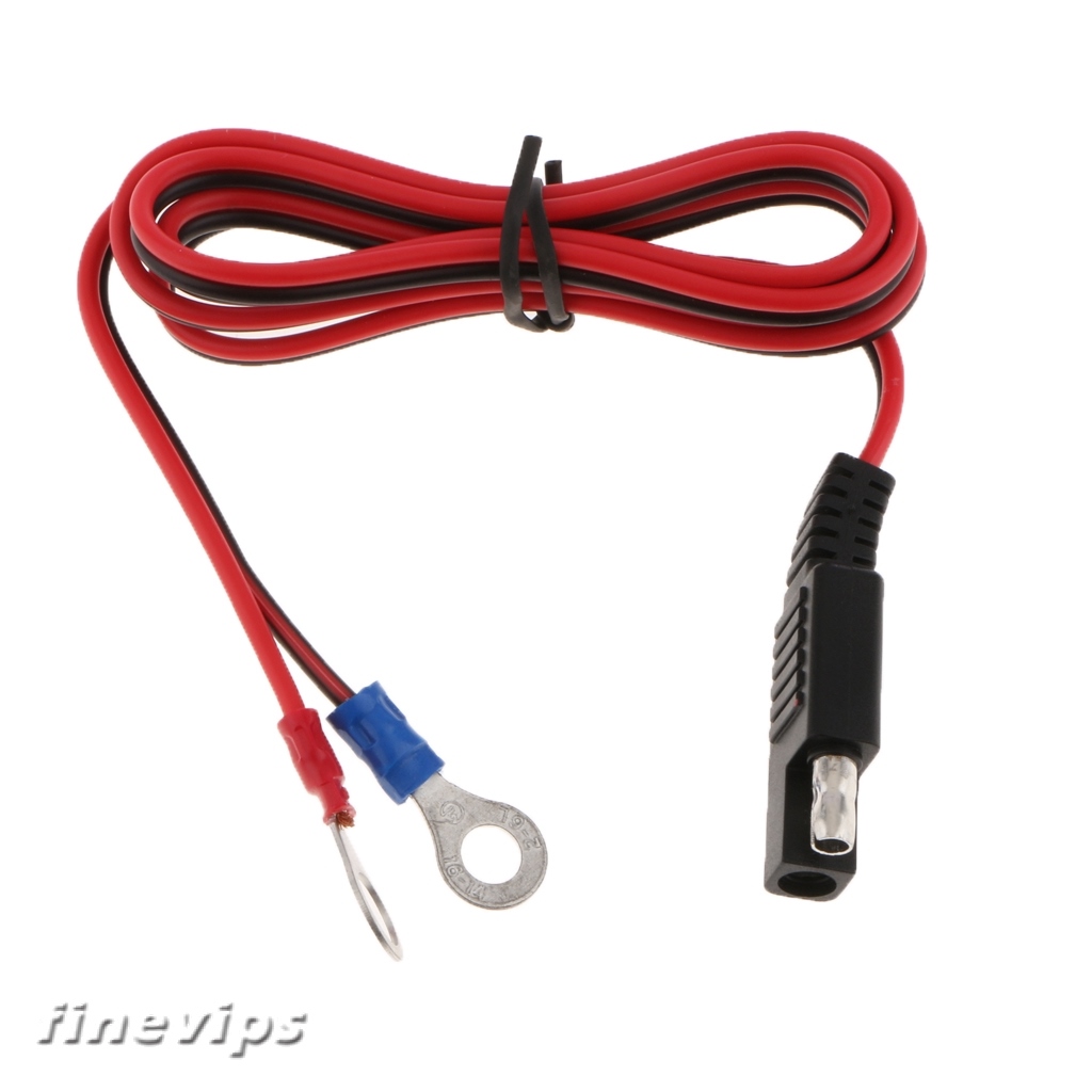Battery Connect Cable Tender Ring Terminal Harness Fused Charger 12