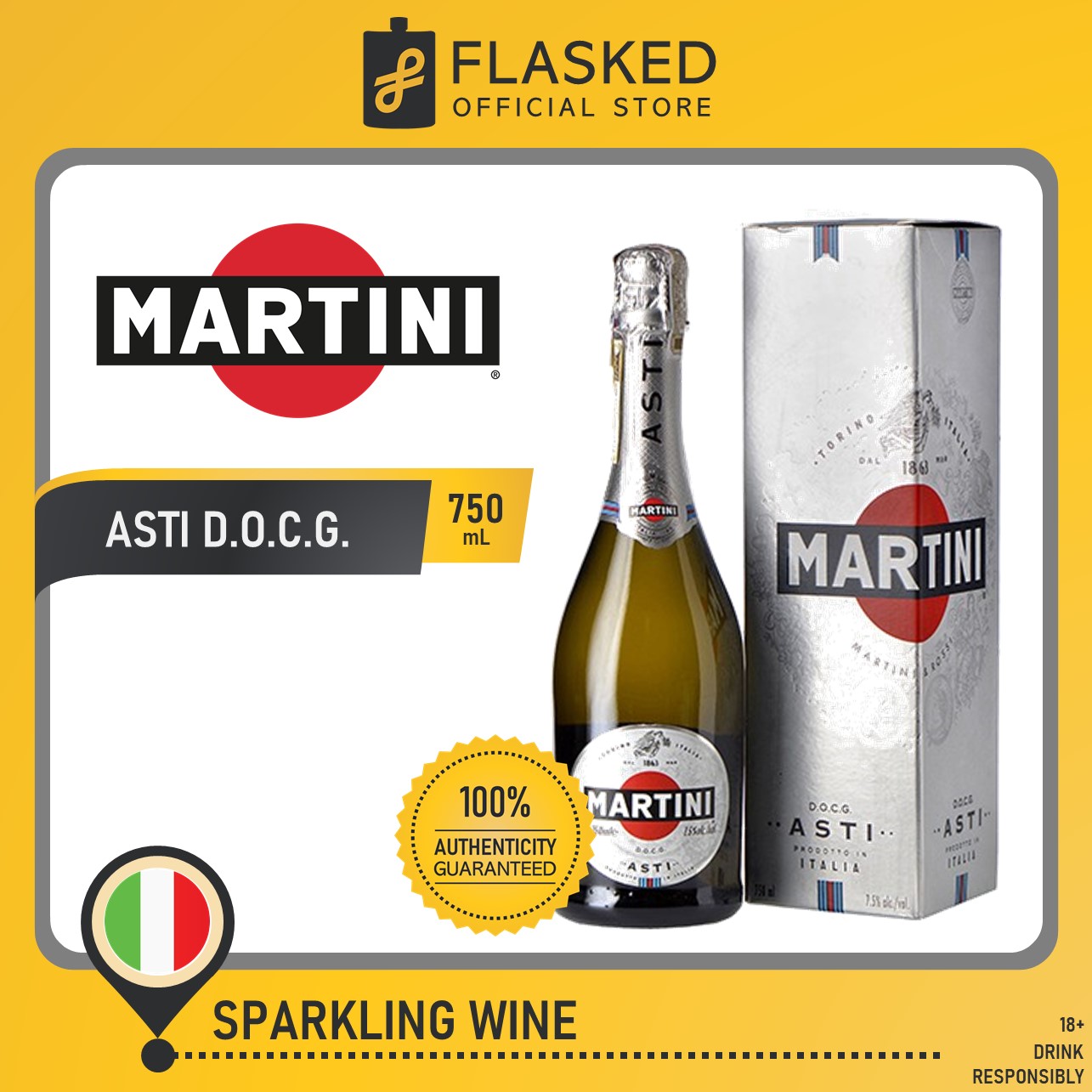 Martini Asti Spumante Sparkling Wine 750mL Lazada PH