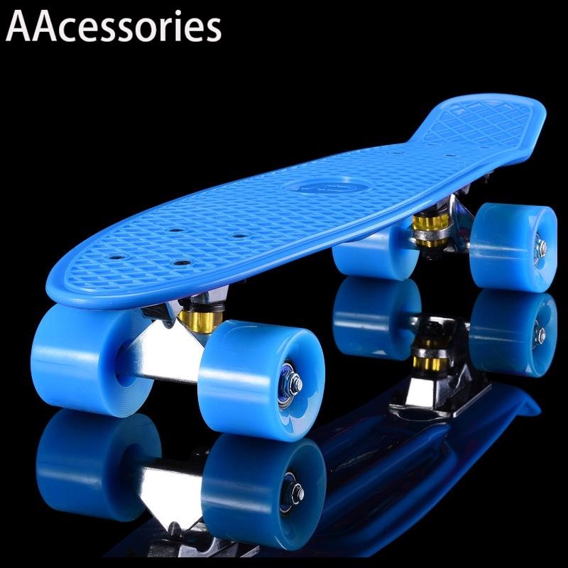 HS.NO1 Adult 22 Inch Cruiser Nickel Board Penny Board For Beginners