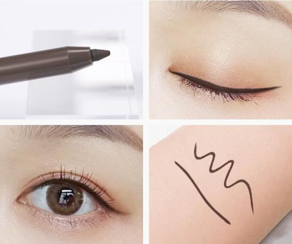 Comes with a pencil sharpener and gel eyeliner pen! Waterproof, quick-drying, no smudging