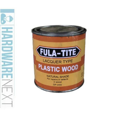 Fula-Tite Plastic Wood (Lacquer Type, Natural Shade) 1/4ltr