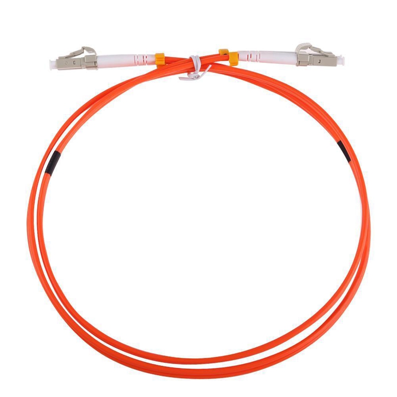 1M Jumper Cable Duplex Multimode LC-LC LC To LC Fiber Optic Optical ...