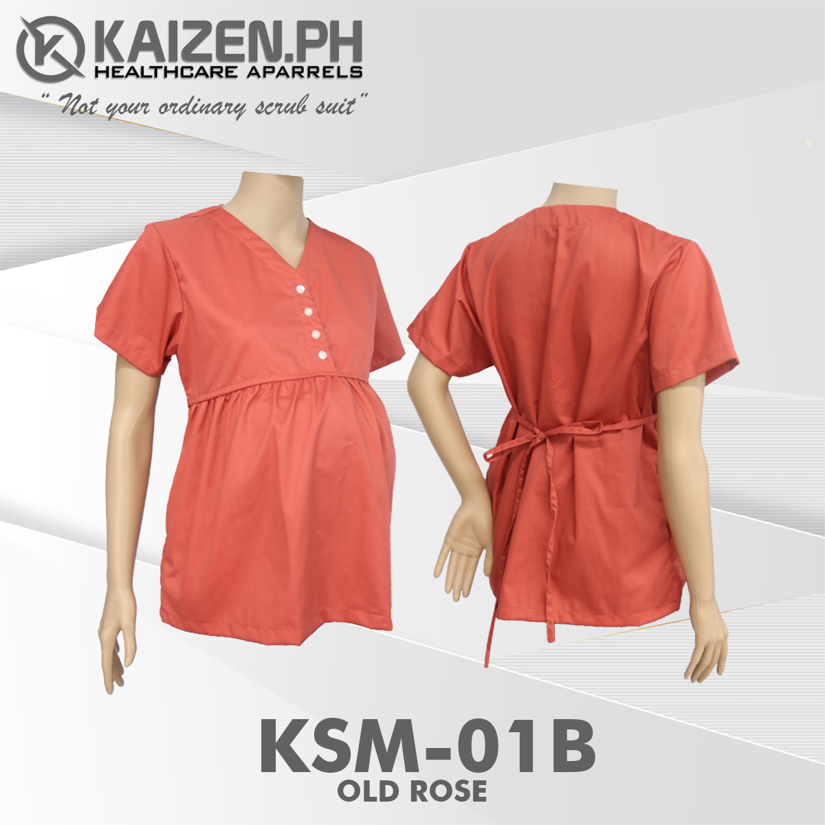 1st Gen Maternity Dress Scrub Suit KSM01 MATERNITY SCRUB SUIT SERIES