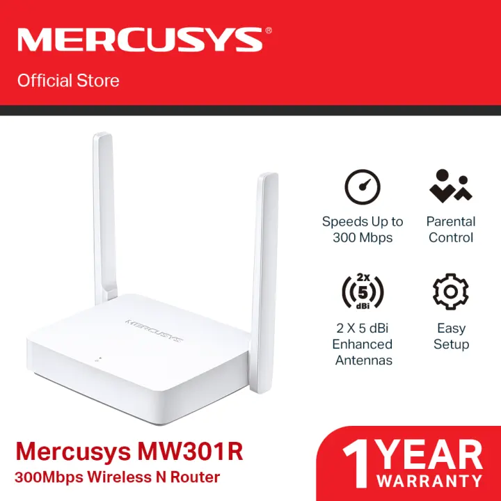 Powered By Tp Link Mercusys Mw301r 300mbps Wireless N Router Wifi Router Multiple Usage For Home Wisp Piso Wifi Lazada Ph