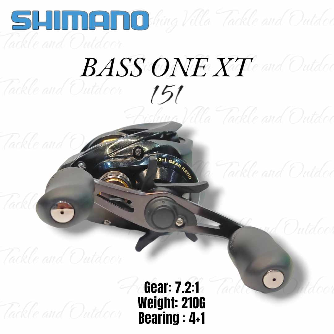 Shimano Bass One XT 150/151 Baitcast Reel Baitcasting Fishing Reel 1500  Series Lefty Righty Handle Shimano Reel Shimano 7.1:1 Gear Ratio Reel -  Lazada | Lazada PH
