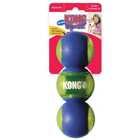 kong squeezz action ball