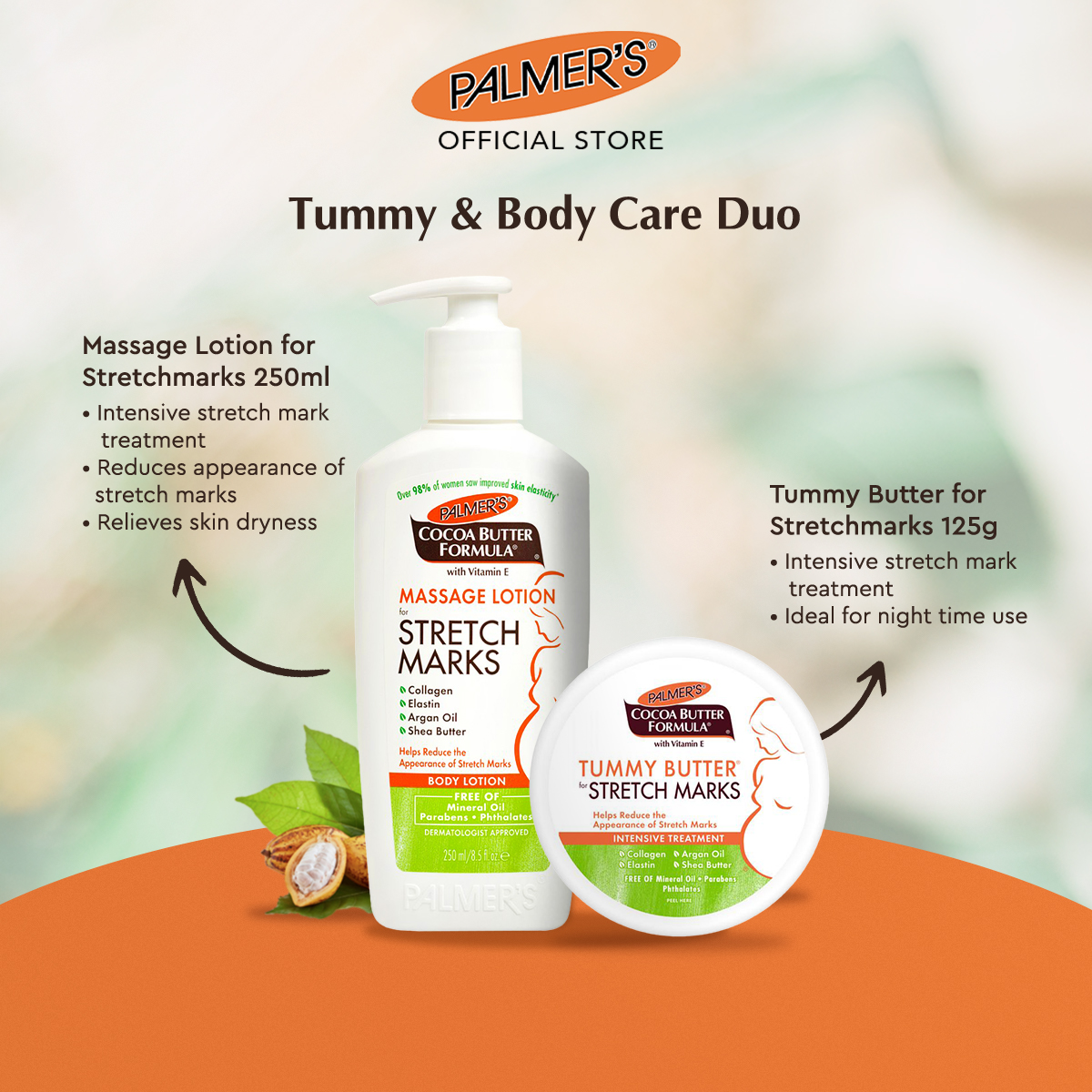 [APRIL EXCLUSIVE BUNDLE] Palmer's Stretch Marks Set | Lazada PH