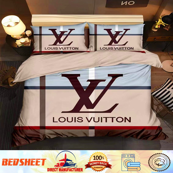 NEW 4in1 Premium 100% US Cottton Bedsheet Set YAYAMANIN Design LV