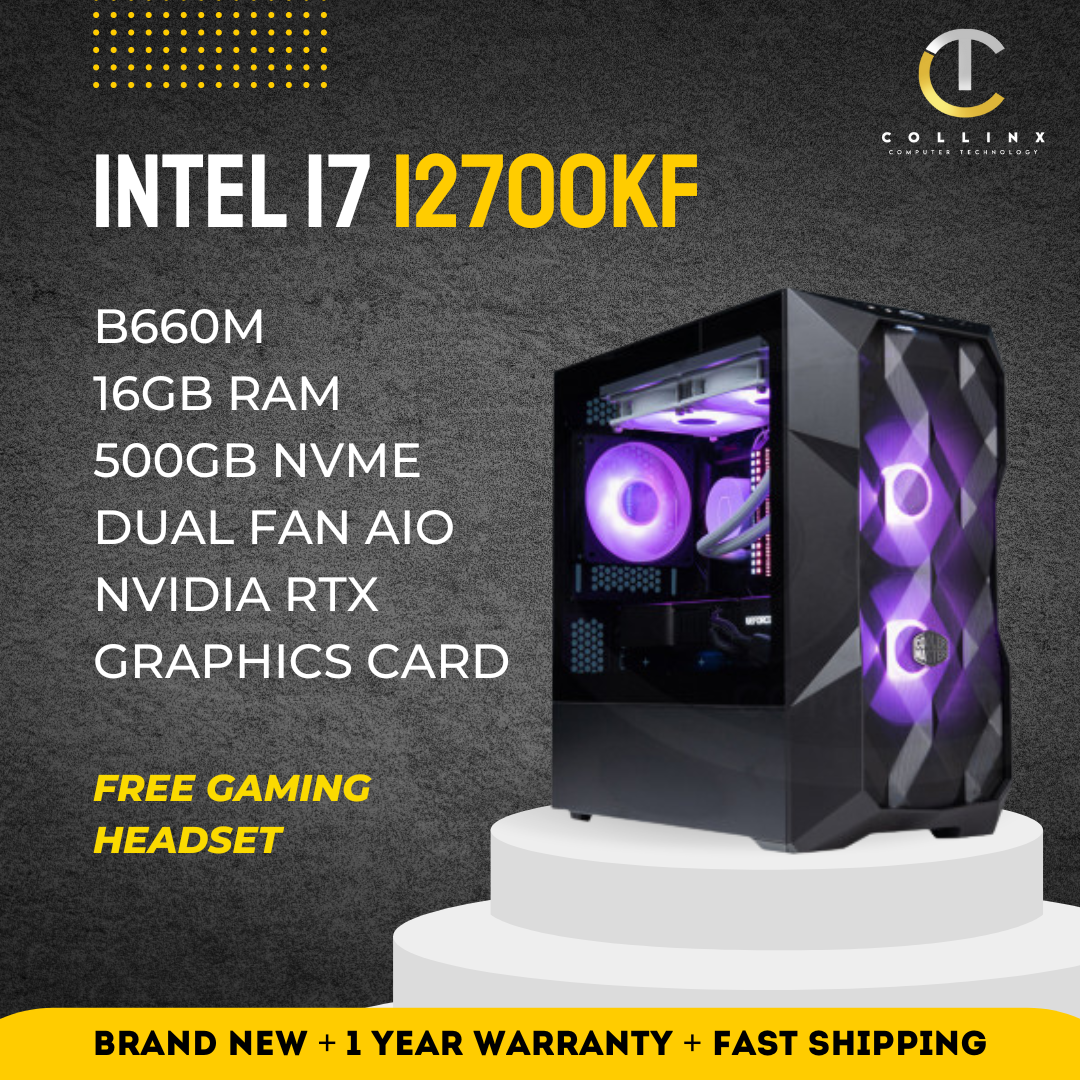 [ Gaming Pc Build Hades ] Intel Core I7 12700kf 12th Gen Pc Nvidia Rtx Series Graphics Card