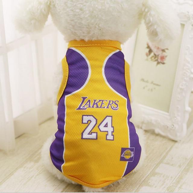 lakers pet jersey