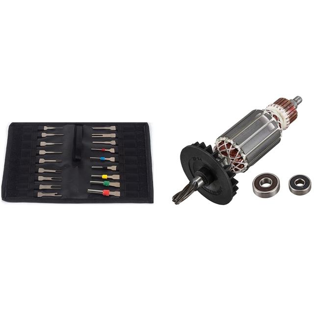 1 Set AC220 240V 5 Teeth Drive Shaft Hammer Armature Rotor amp; 1 Set ...